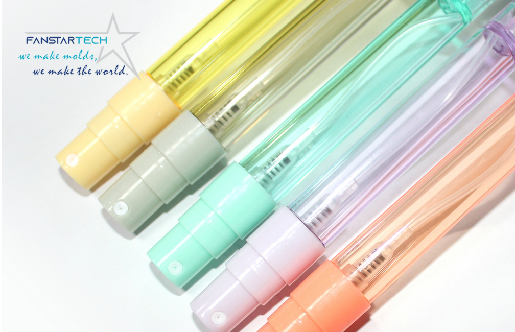 支架酒精噴霧筆塑料注塑雙色模具定制